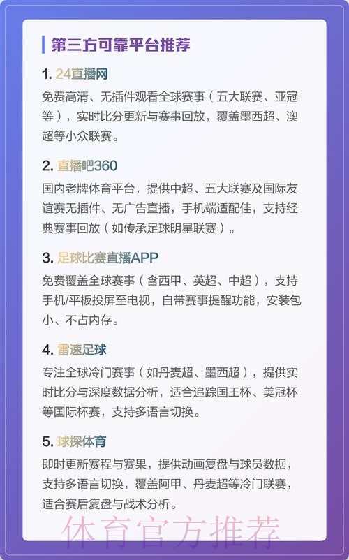 看世界杯直播用哪个平台最好